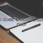 When does Windows 11 come out?