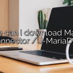 Where can I download MariaDB connector / J-MariaDB?