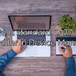 Where is standard SATA AHCI controller in Device Manager?