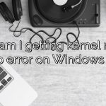 Why am I getting kernel mode trap error on Windows 10?