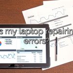 Why is my laptop repairing disk errors?