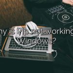Why is Pip not working in Windows?