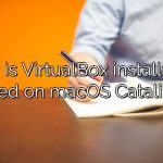 Why is VirtualBox installation failed on macOS Catalina?