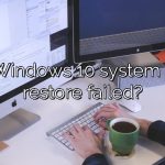 Why Windows 10 system image restore failed?