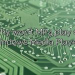 Why won’t MP4 play on Windows Media Player?