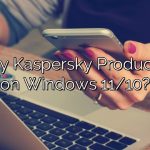 Will my Kaspersky Product work on Windows 11/10?
